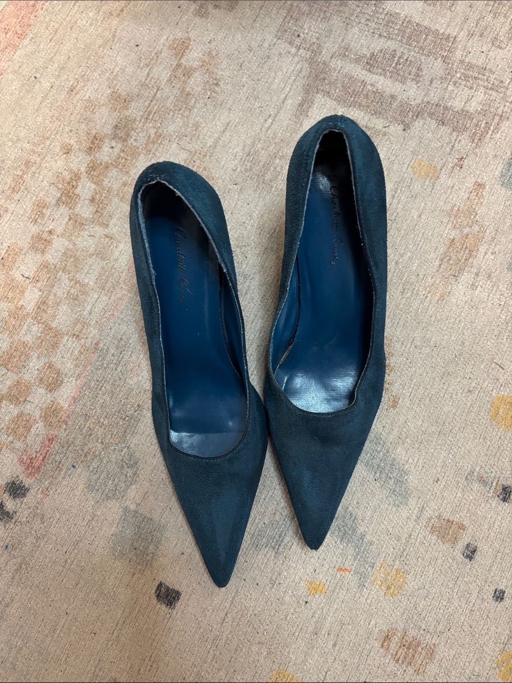 Charlotte Russe Teal  Pumps